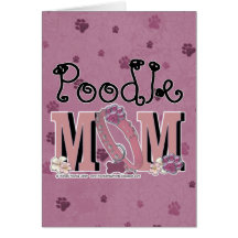 Poodle MOM Card