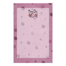 Poodle MOM Customized Stationery