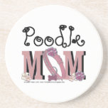 Poodle MOM Drink Coaster