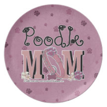 Poodle MOM Plate