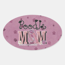 Poodle MOM Sticker
