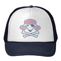 Poodle Pirate Trucker Hat
