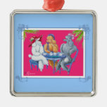 Poodle Tea Party Ornament