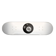 Pool Eight Ball Skateboard Deck