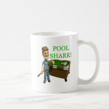 Pool Shark Coffee Mugs