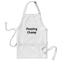 Pooping Champ Aprons