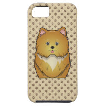 Pooranian Cartoon iPhone 5 Cover