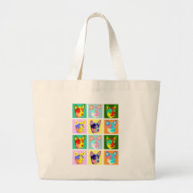 Pop Art Australian Cattle Dog Tote Bag