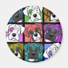 Pop Art Boxer Fridge Magnet
