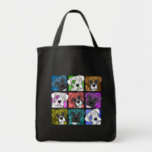 Pop Art Boxer Tote Bag