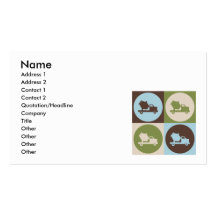 Pop Art Concrete Business Cards