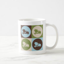 Pop Art Concrete Coffee Mugs