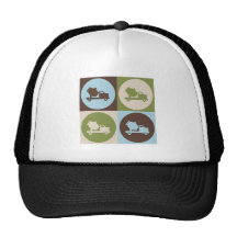 Pop Art Concrete Mesh Hat