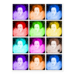 Pop Art Elizabeth I Post Card