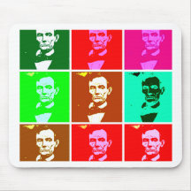Pop Art .esque Abraham Lincoln Mousemat