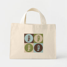 Pop Art Euphonium Tote Bags
