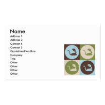 Pop Art Herpetology Business Card