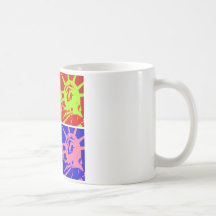 Pop Art Lady Liberty New York City Coffee Mug