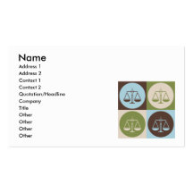 Pop Art Law Business Card