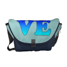 Pop Art LOVE Messenger Bag