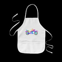 Pop Art MOTORCYCLE BABY BIB Apron aprons