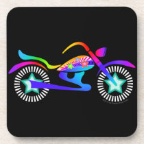 Pop Art MOTORCYCLE Cork Coaster Set cork coasters