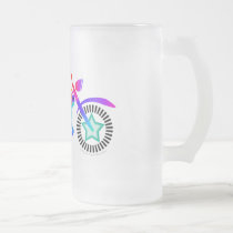Pop Art MOTORCYCLE FROSTED MUG mugs
