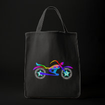 Pop Art MOTORCYCLE GROCERY BAG bags