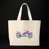 Pop Art MOTORCYCLE GROCERY - TOTE BAG bags