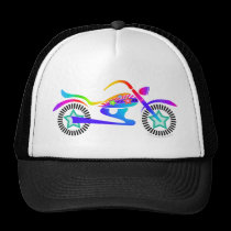 Pop Art MOTORCYCLE Hat hats