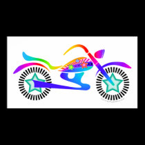 Pop Art MOTORCYCLE POSTER posters