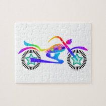 Pop Art MOTORCYCLE PUZZLE puzzles