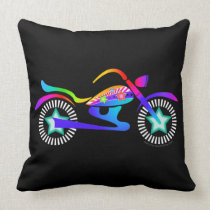 Pop Art MOTORCYCLE Reversible American MoJo Pillow pillows