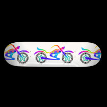 Pop Art MOTORCYCLE Skateboard skateboards