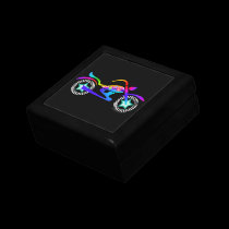 Pop Art MOTORCYCLE Tile Gift Box gift boxes