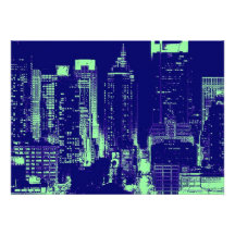Pop Art New York City Invitation