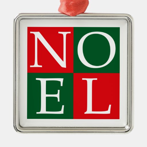 Pop Art Noel Christmas Tree Ornaments