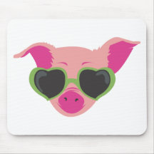 Pop art Piggy Mouse Pad