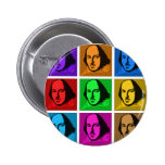 Pop Art Shakespeare Pins