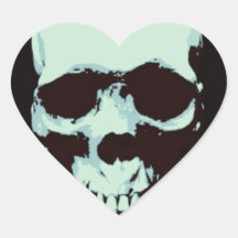 Pop Art Skull Sticker
