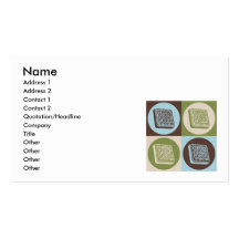 Pop Art Software Engineering Business Cards