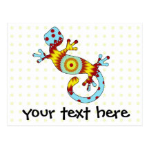 pop gecko sunburst post cards