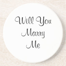 Pop The Question Drink Coasters