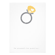 Pop the Question Engagement Party Invitation