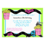 Popcorn and a Movie Personalized Invitations