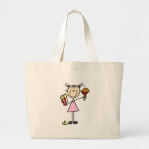 Popcorn and Cotton Candy Tshirts and Gifts Canvas Bag