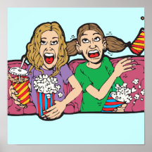 Popcorn at the Movies Poster
