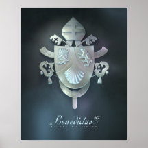 Pope Benedicts Coat of Arms Print