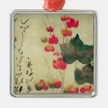 Poppies Christmas Tree Ornament