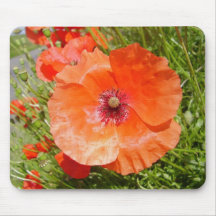 Poppies - Coquelicots Mousepads